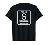 Lustige italienische Getränkekunst von Sambuca T-Shirt