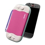 Nintendo Switch 2専用 tomtoc スイッチ2 ケース 2025年モデル用 スリム ハードケース 持ち運び キャリングケース 耐衝撃 ポーチ ゲームカード12枚収納 全面保護 ピーチ