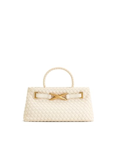 JW PEI Bolsa feminina Elora de tecido, Branco, One Size