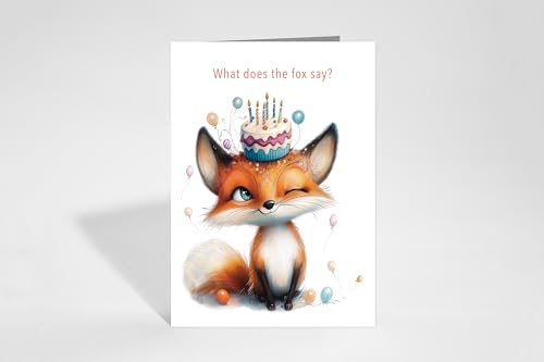 Red Door Inspirations LbYo[Xf[J[h - ̎qAj̎qAÁAAA(What do the Fox Say Birthday)