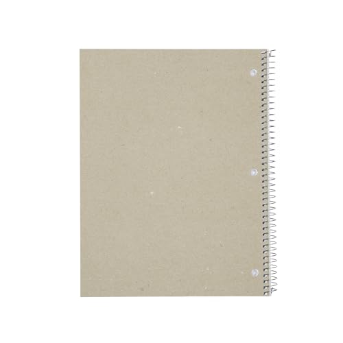 Hilroy 1-Subject Coil Notebook, 10 1/2" x 8" Sheet Size, Wide Ruled, 200 Pages/100 Sheets, 3-Hole Punched, Blue, Box of 10 (13224A) by Hilroy - Image 6