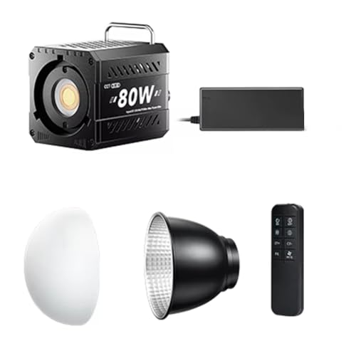 Lumière LED photographique COB 80W pour éliminer les ombres lors de vos vidéos de cinéma