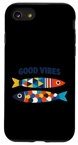 Good Vibes �J���t���t�B�b�V���v�����g �X�}�z�P�[�X iPhone SE (2020) / 7 / 8 �p