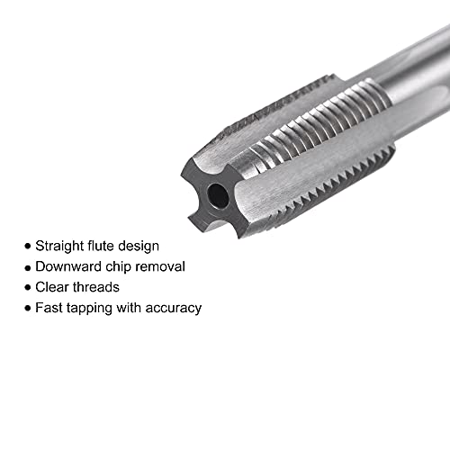 Taraud 7/16-20 UNF gaucher HSS 6542 pour filetage inversé net de haute précision 2B