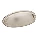 Franklin Brass P34702K-SN-B Bin Cup Pull, 3" (76mm), Satin Nickel, 10 Pack