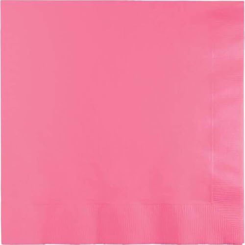 Creative Converting Candy 3 Ply Lunch Napkin, Pink, 50 Ct