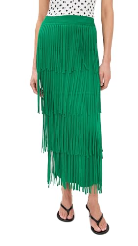 SIMONMILLER Women's Za Za Knit Fringe Skirt
