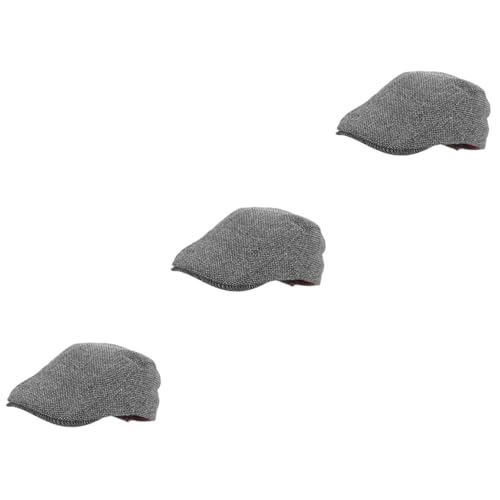 Chapeau Beret Unisexe (Lot de 3) Rétro Élégant pour Randonnée et Voyage
