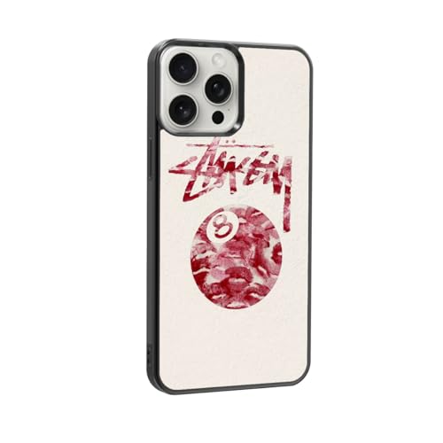 qizjio Y2K Phone Case Shockproof Protective Lipstick Disco 8 Ball Phone Cases for iPhone 16 Pro Max
