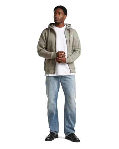 G-STAR Raw C.V. Men's Premium Core Zip Sweater Hooded Sweatshirt, Beige, L 6