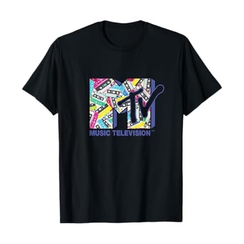 Mademark x MTV - The official MTV Logo with the classic 80s tapes T-Shirt Cover
