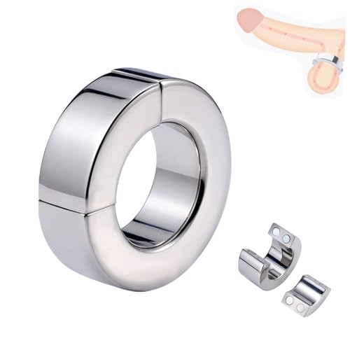 Générique Anneau magnétique en Acier Inoxydable pour Hommes - entraînement au Poids 35 mm, 5 Tailles - A383 (Alliage, 20mm)