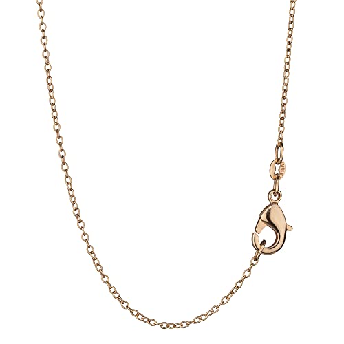 Chaîne d'ancre NKlaus 50cm collier mince laiton doré résistant qui ne s'emmêle jamais