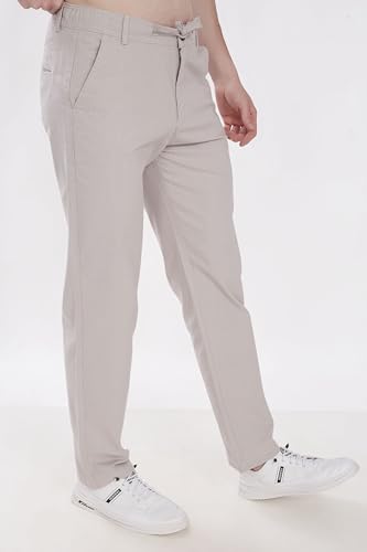 Image of DIVISIVE Men's Relaxed Fit Cotton Linen Blend Trousers