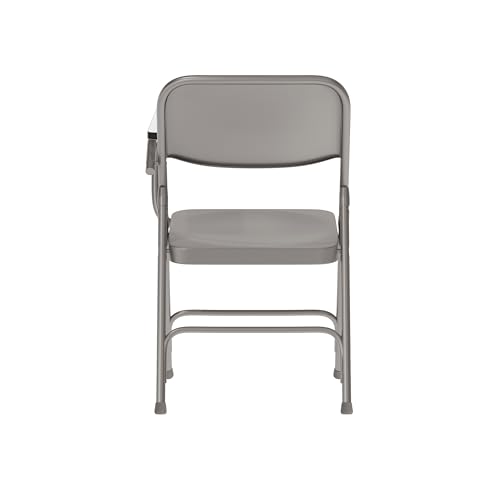 Flash Furniture Rutherford 2 Pack Premium Steel Folding Chair with Left Handed Tablet Arm
