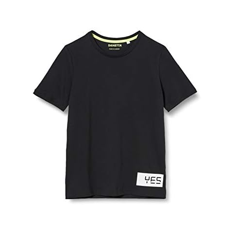 Sanetta Boys' Athleisure Shirt in Super Black Cover
