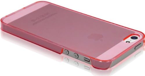 LUVVITT [Crystal View Hard Shell Anti-Scratch Transparent Clear Back Hard Case for iPhone 5 / 5S (Retail Packaging) - Crystal Clear Pink