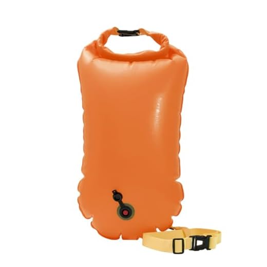 IKOPFLN Boa da Nuoto 15L con Sacca Impermeabile – 2 in 1 Galleggiante con Cintura Regolabile – Ideale per Nuoto in Acque Libere, Triathlon, Kayak, Surf e Snorkeling