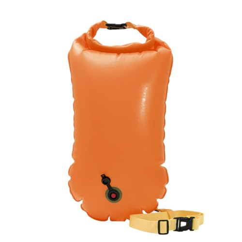 IKOPFLN Boa da Nuoto 15L con Sacca Impermeabile – 2 in 1 Galleggiante con Cintura Regolabile – Ideale per Nuoto in Acque Libere, Triathlon, Kayak, Surf e Snorkeling
