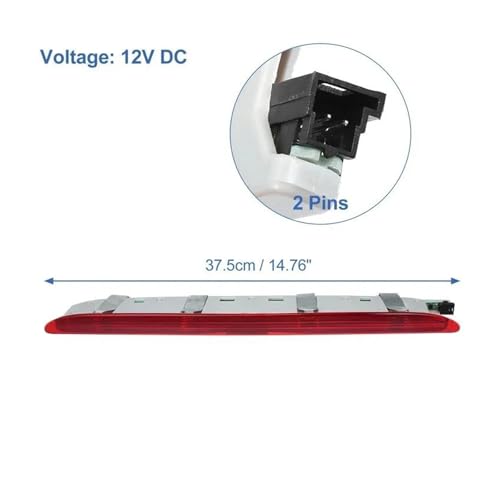 Troisième feu stop pour ML W164 2005-2011 modèle A1648201056 rouge - 2