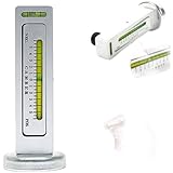 Lawnoval Misuratore di livello magnetico per allineamento ruote auto, per regolazione camber e caster, struttura in plastica con scala a doppio per (cm/in), grigio