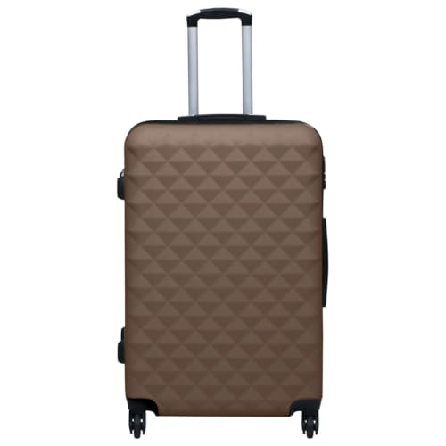 SKM Hardcase Trolley Brown ABS,Brown (Weight 8.6KG)2