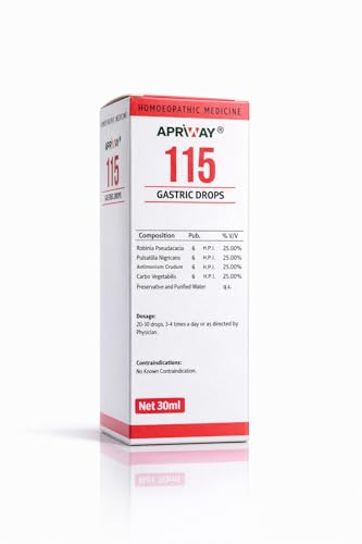 Image of Dr Kirti Vikram 115 Gastric Homeopathic Drop 30 ml