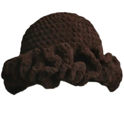 appuivbt Funny Crochet Hat Unisex Knitted Hat Wide Border Hats Multifunctional Hat for Halloween Christmas