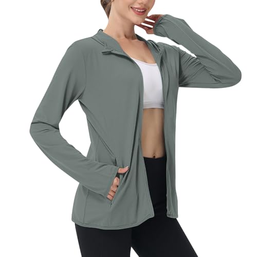 Sweat à capuche zippé pour randonnée et running avec poches pratiques