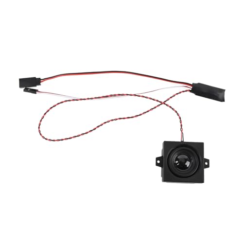 equlup Remote Control Car Sound Engine Simulation Module with 5W Speakers, 5-8.4V RC Engine Sound Simulator for 1/10 1/8 1/6 RC Model Car Crawler Racing Accessories