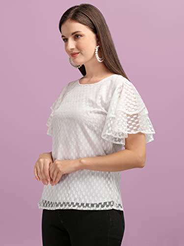 Image of Wedani Women's Solid Regular Fit Blouse