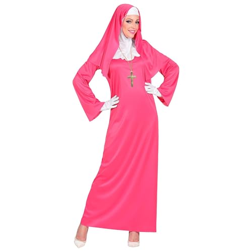 W WIDMANN MILANO Party Fashion - Costume nonne, rose, infirmière de couvent, déguisements de carnaval