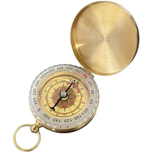 SharpSurvival Military-Grade Glow-in-the-Dark Compass – Waterproof Metal Navigation Tool for Camping, Hiking, Hunting, Survival & Orienteering – Compact & Lightweight