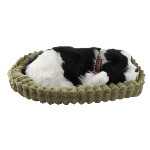 Chien endormi peluche pour rompre la solitude des aînés sans contrainte