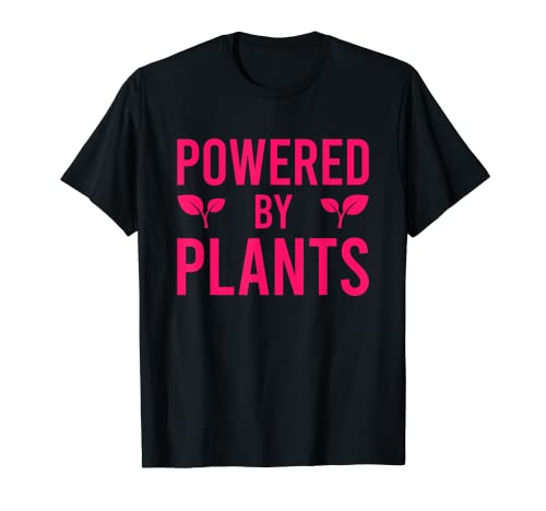 Powered By Plants Vegetarian Vegan Workout Plant Powered Camiseta
