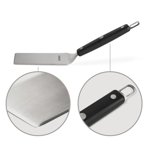 BURNHARD® Grillspachtel und Grillschaber, Set 2-TLG. mit Burgerwender – Ansicht 3
