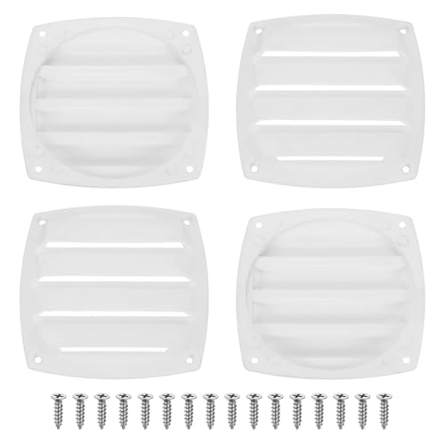 Grille d'aération en plastique 13 x 13 cm pour aération de bateau et van