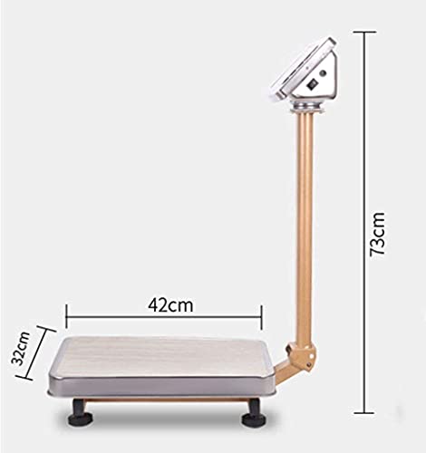 Báscula Industrial Digital Plataforma Acero Inoxidable 60kg miniatura 3