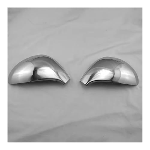 Coque rétroviseur extérieur argentée, boîtier de finition premium