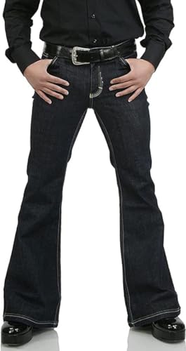 EVEDESIGN 70s Outfits Bell Bottom Pants for MenMens Bell Bottom Jeans Flared Jeans product thumbnail 12
