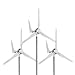 Automaxx Windmill 1500W 48V 60A Wind Turbine Generator Kit, Automatic and Manual Braking System DIY Easy Installation, MPPT Controller with Bluetooth Function, 3 Blades Wind Turbine