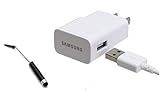 Samsung ETAU90JWS 2 Amp Adapter+  5 foot Micro USB Data Sync Charging Cable for Galaxy S2 S3 S4 S5 Active Note 1 2 3 Mega 6.3  + Mini Stylus