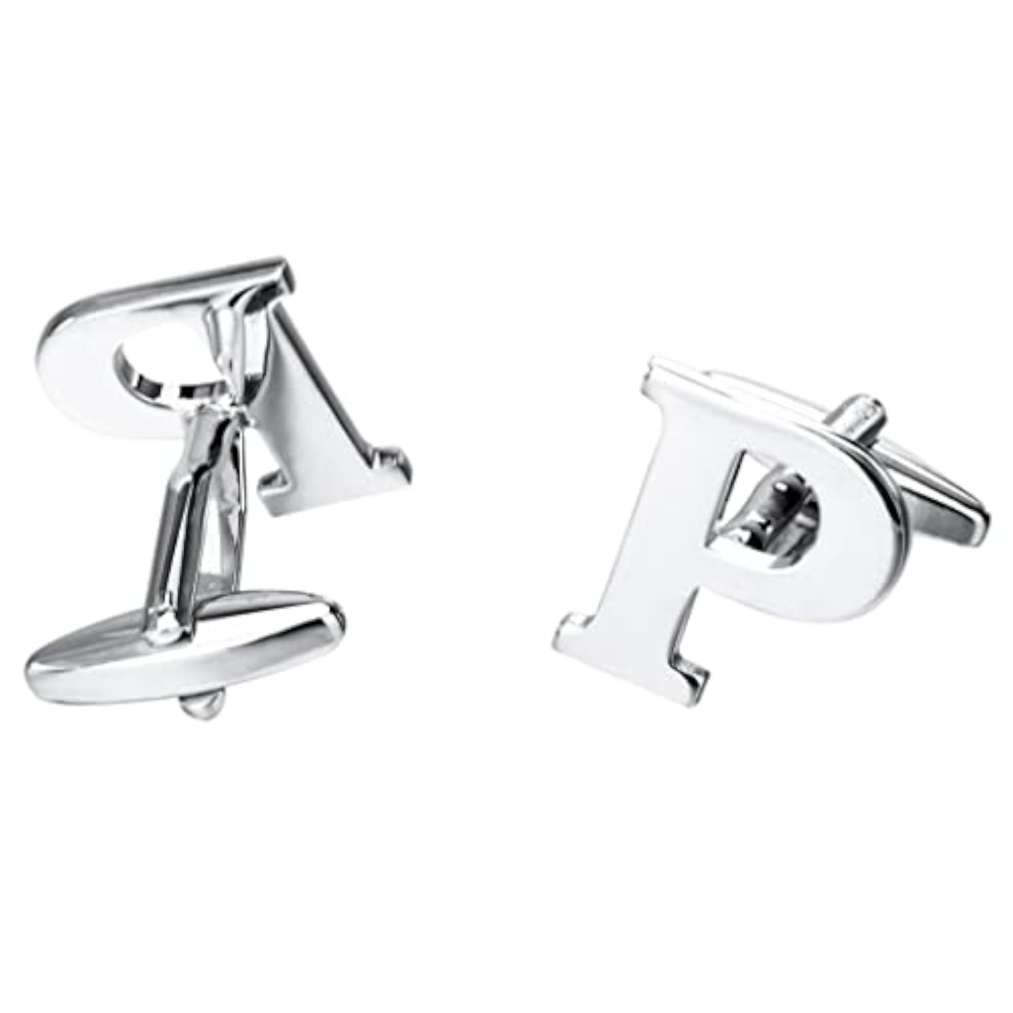 Men's Personalized Brass Initial Cufflinks, Gift Idea
