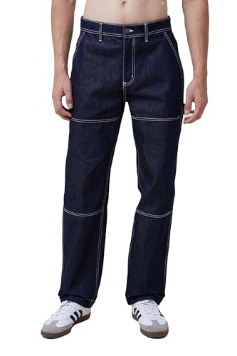 Image of KOTTY Men's Solid Straight Fit /Skinny Fit /Relaxed Fit Comfortable and Strechable Stylish Looking Jeans
