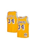Youth Los Angeles Lakers Shaquille O'Neal Swingman Gold Jersey (Youth Medium (10-12))