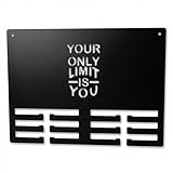 Medaillenhalter | pulverbeschichteter Stahl mit magnetischer Oberfläche | zur Medaillen Aufbewahrung | zeitloser Medaillen Aufhänger zur Wandmontage | Medaillenrahmen | im robusten Medal Holder Design