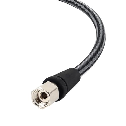 Manguera de fibra de carbono alta presión buceo regulador medidor profundidad 7 16-20UNF 2
