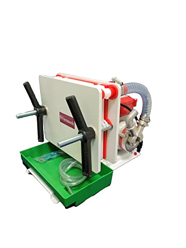 Fermtech Filter Machine Super Colombo Plate Commercial/Home Pro Filtering | Beer/Mead/Liquids filtering | water, infusions, beers, pharmaceutical solutions, perfumes. Transfer Pump. (4 Pad) Fermtech Filter Machine Super Colombo Plate Commercial/Home Pro Filtering | Beer/Mead/Liquids filtering | water, infusions, beers, pharmaceutical solutions, perfumes. Transfer Pump. (4 Pad)