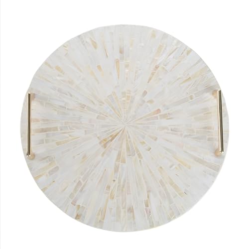 PEMAR Mother of Pearl Decorative Tray, 13