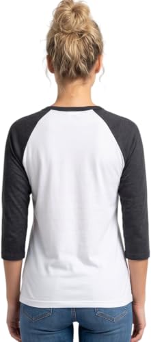 Image of ToBeInStyle Women's Classic Two Color Cotton Baseball T-Shirts
